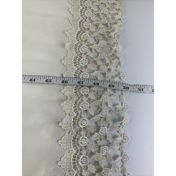 Kathryn Deene Nightgown Ivory Sleeveless Long Maxi Lace Trim Hem Womens 14/16 - Picture 13 of 15